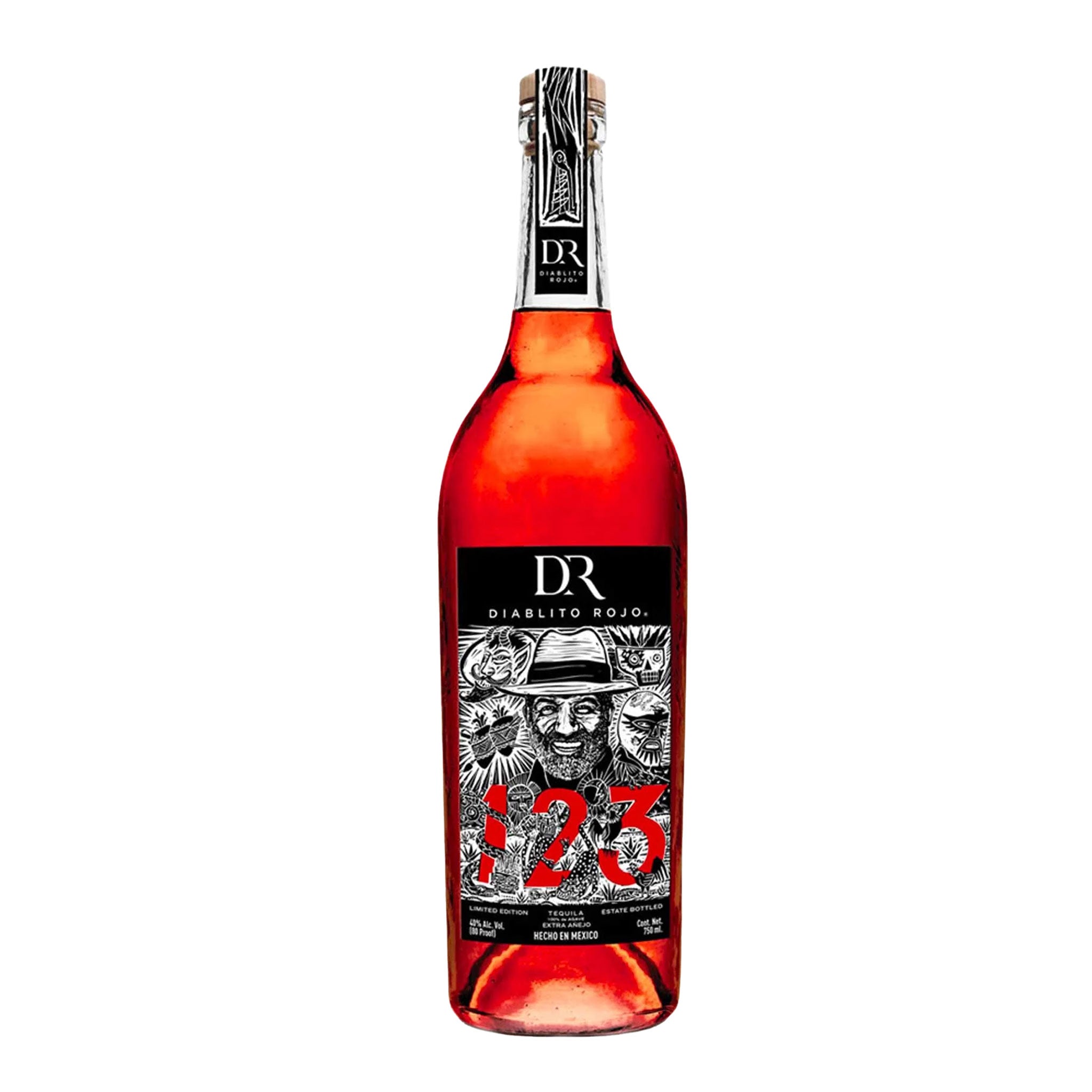 123-Organic-Diablito-Rojo-Extra-Anejo-Limited-Edition 123 Diablito Extra Anejo Tequila - Image 1