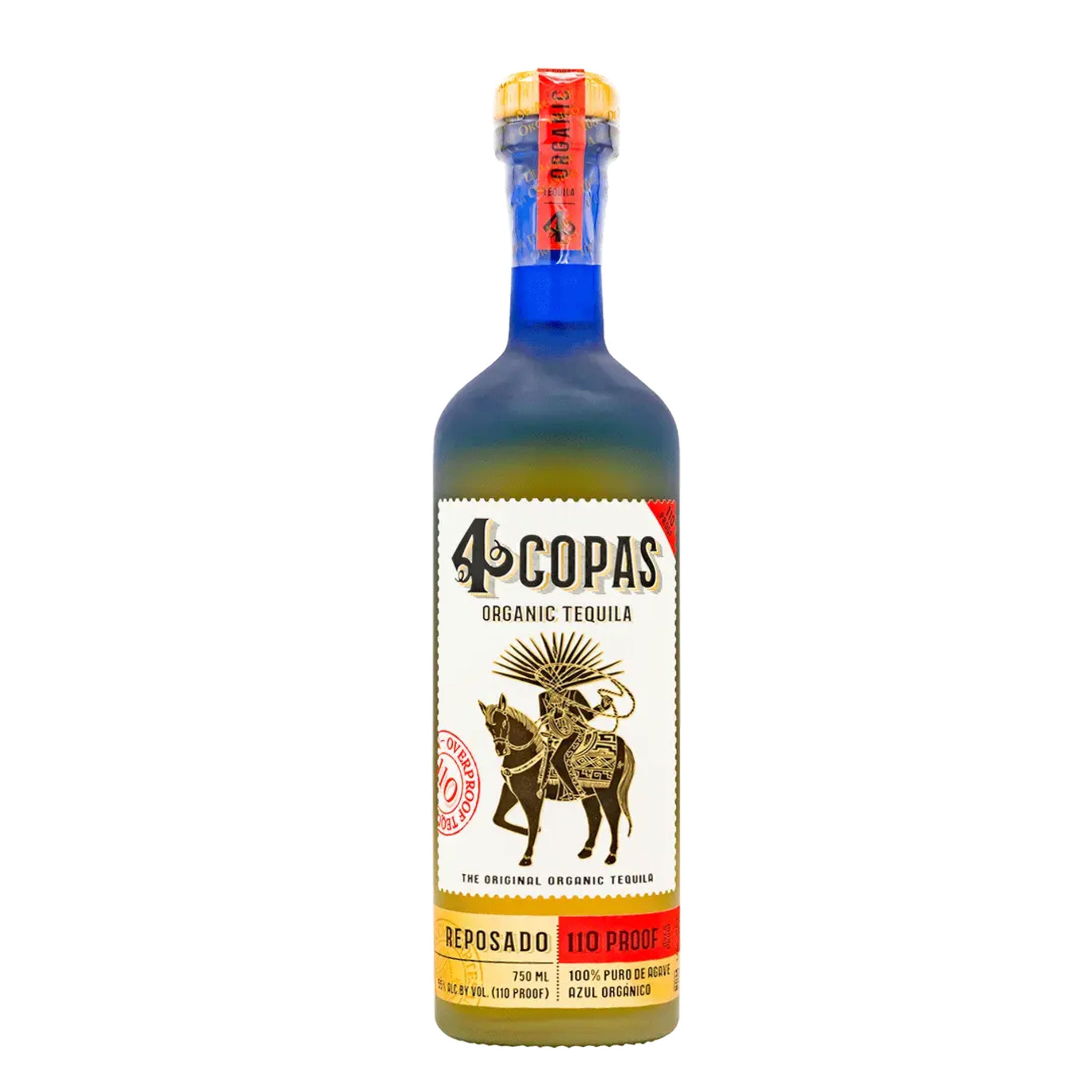 4-Copas-Reposado-100-Proof 4 Copas Reposado 100 Tequila - Image 1