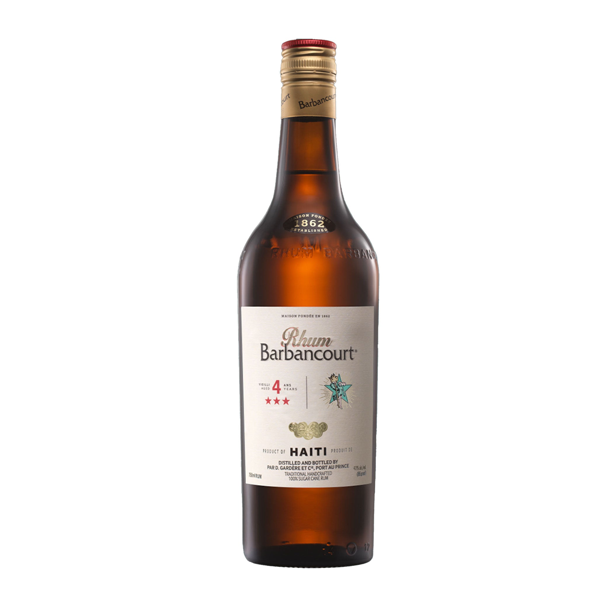 Barbancourt-4-Years-Rhum Barbancourt 3 Star 4 year Rhum - Image 1
