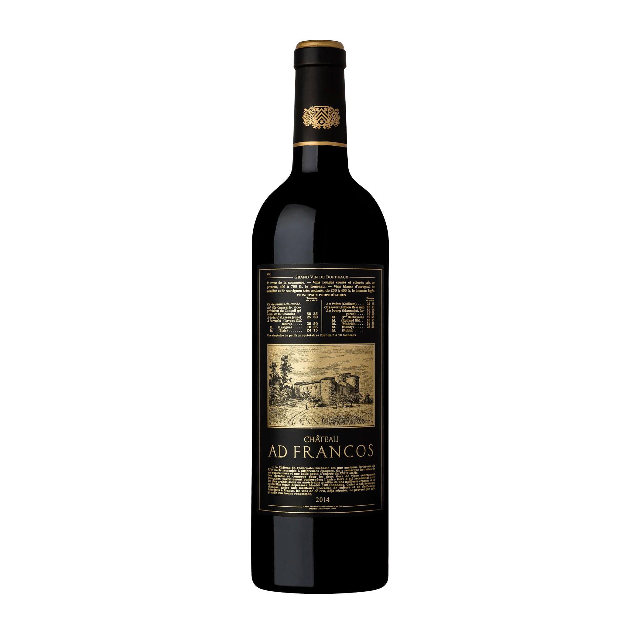 Ch-Ad-Francos-Cotes-De-Bordeaux-Rouge Chateau Ad Francos Cotes De Bordeaux Rouge - Image 1