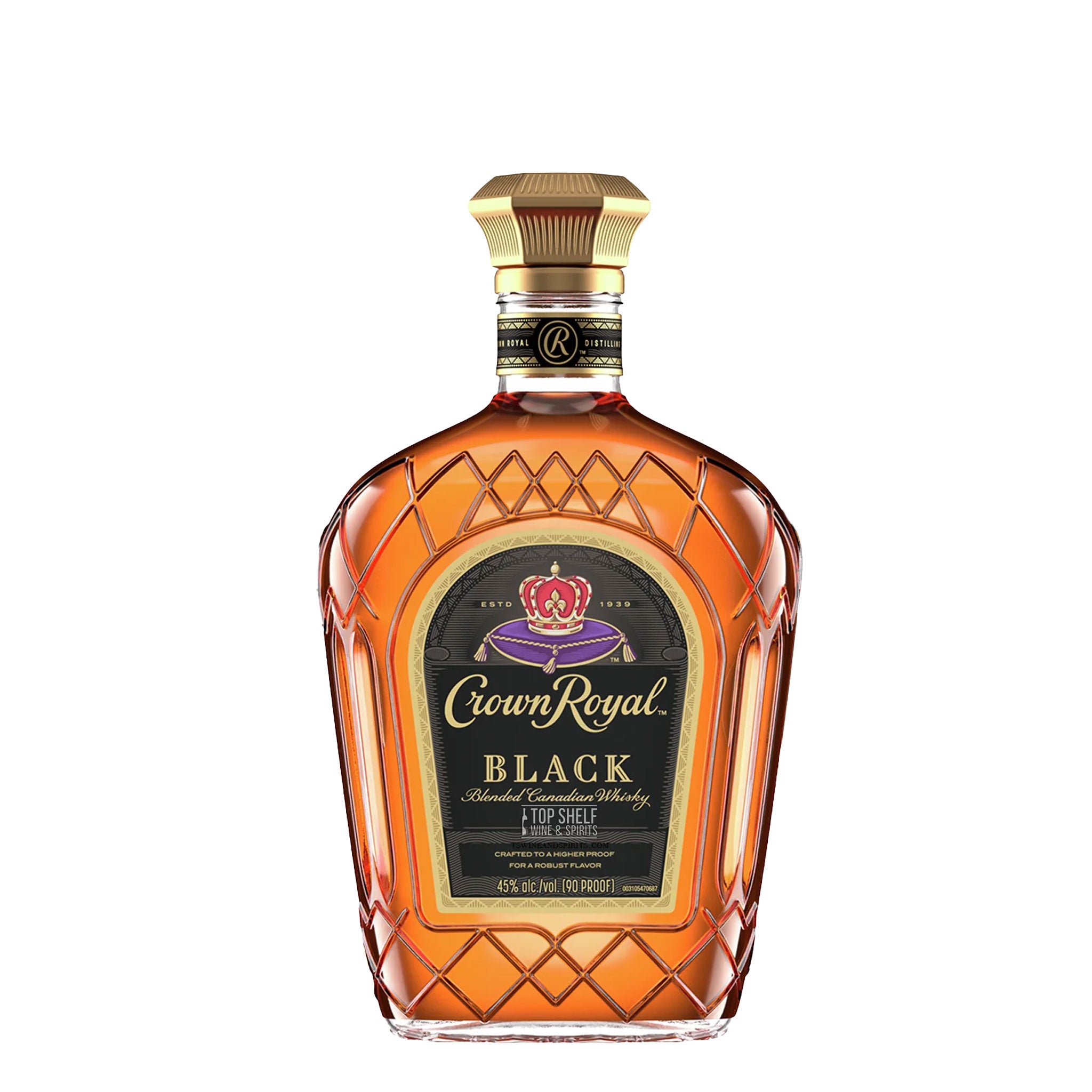 Crown-Royal-Black-Canadian-Whisky Crown Royal Black Whisky - Image 1