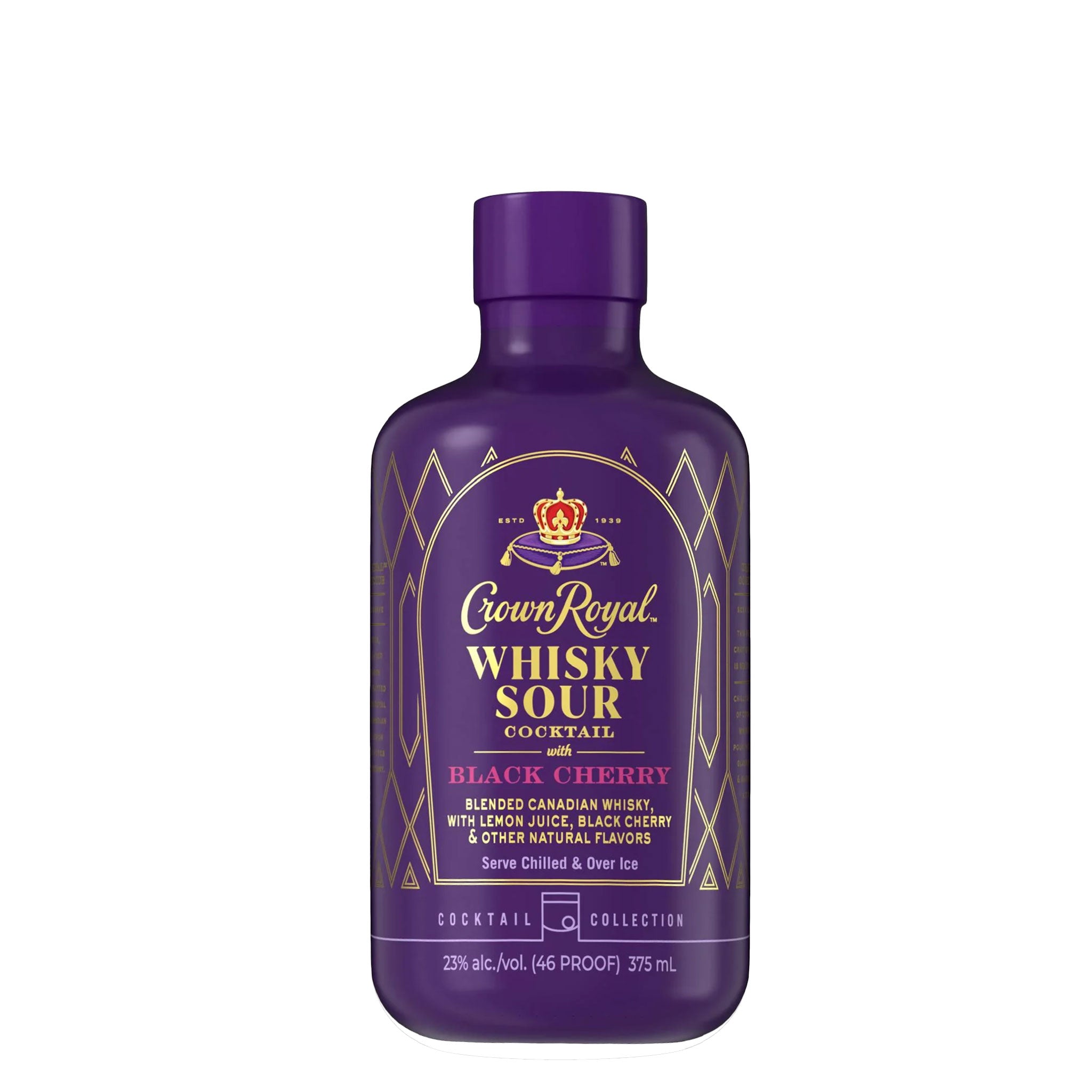 Crown-Royal-Whiskey-Sour-With-Black-Cherry Crown Royal Whiskey Sour With Black Cherry - Image 1