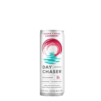 Day Chaser Vodka+ Soda+cranberry Cocktail