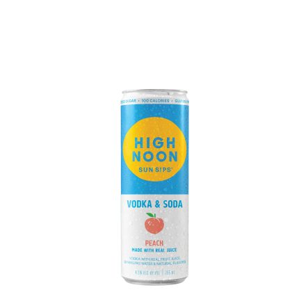 High Noon Peach Vodka Soda