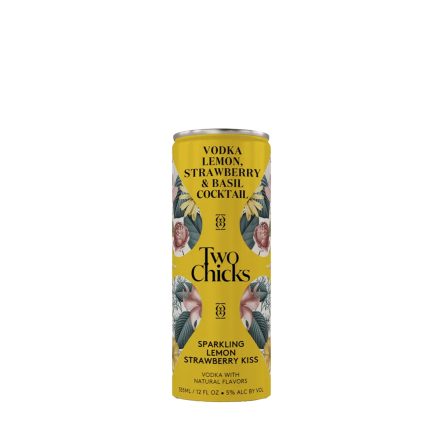 Two Chicks Sparkling Lemon Strawberry Kiss