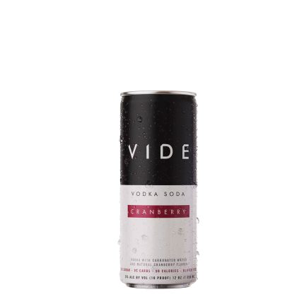 Vide Vodka Soda Cranberry