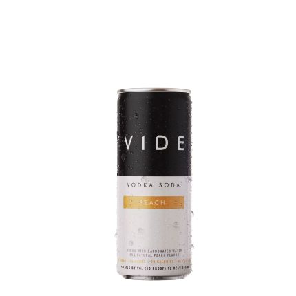 Vide Vodka Soda Peach